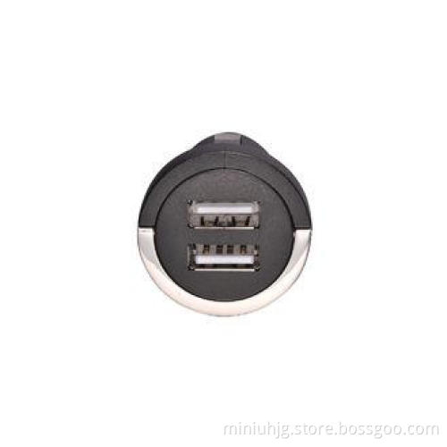 Black Matte Dual Usb Car Chargers , Digital Camera CA5521